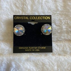 Austrian crystal stud earrings